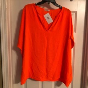 NWT V Neck Loose Fit Top